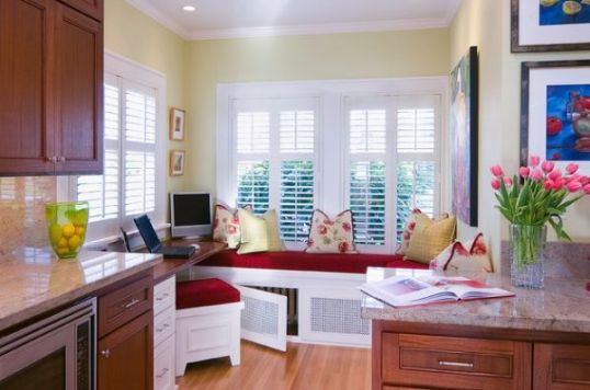 radiator sitting under window