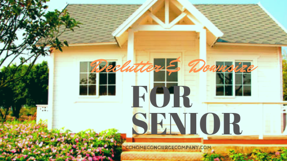 declutter and downsize the home