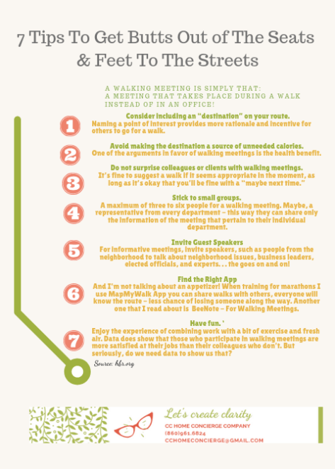 Walking Meeting tips