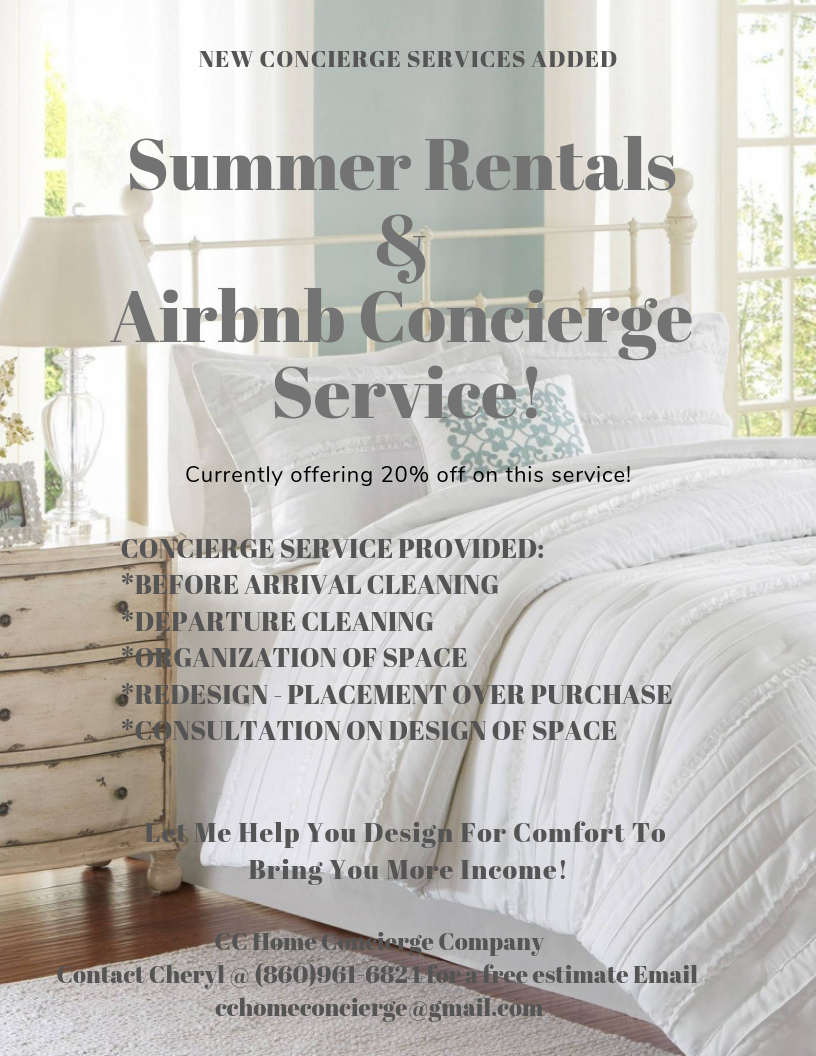 Summer rental Air bnb cleaning services