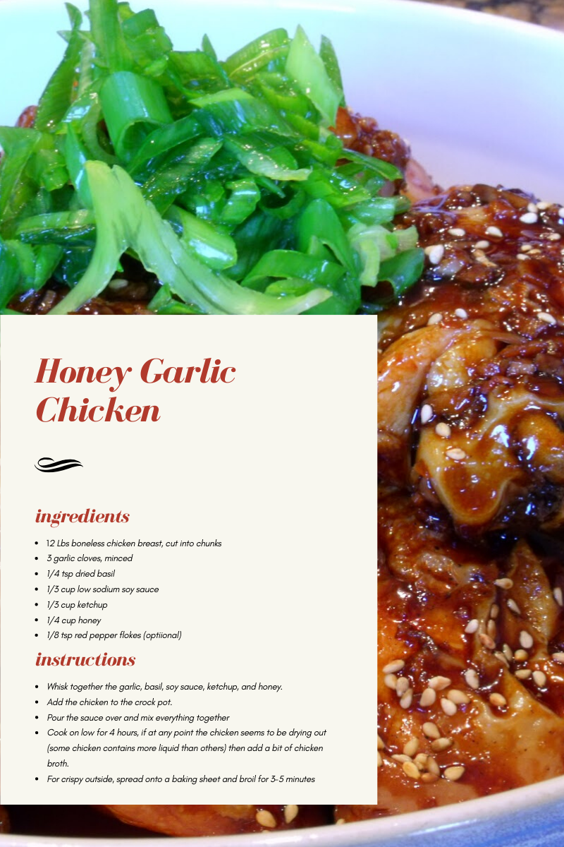 Honey Garlic Chicken_Recipe