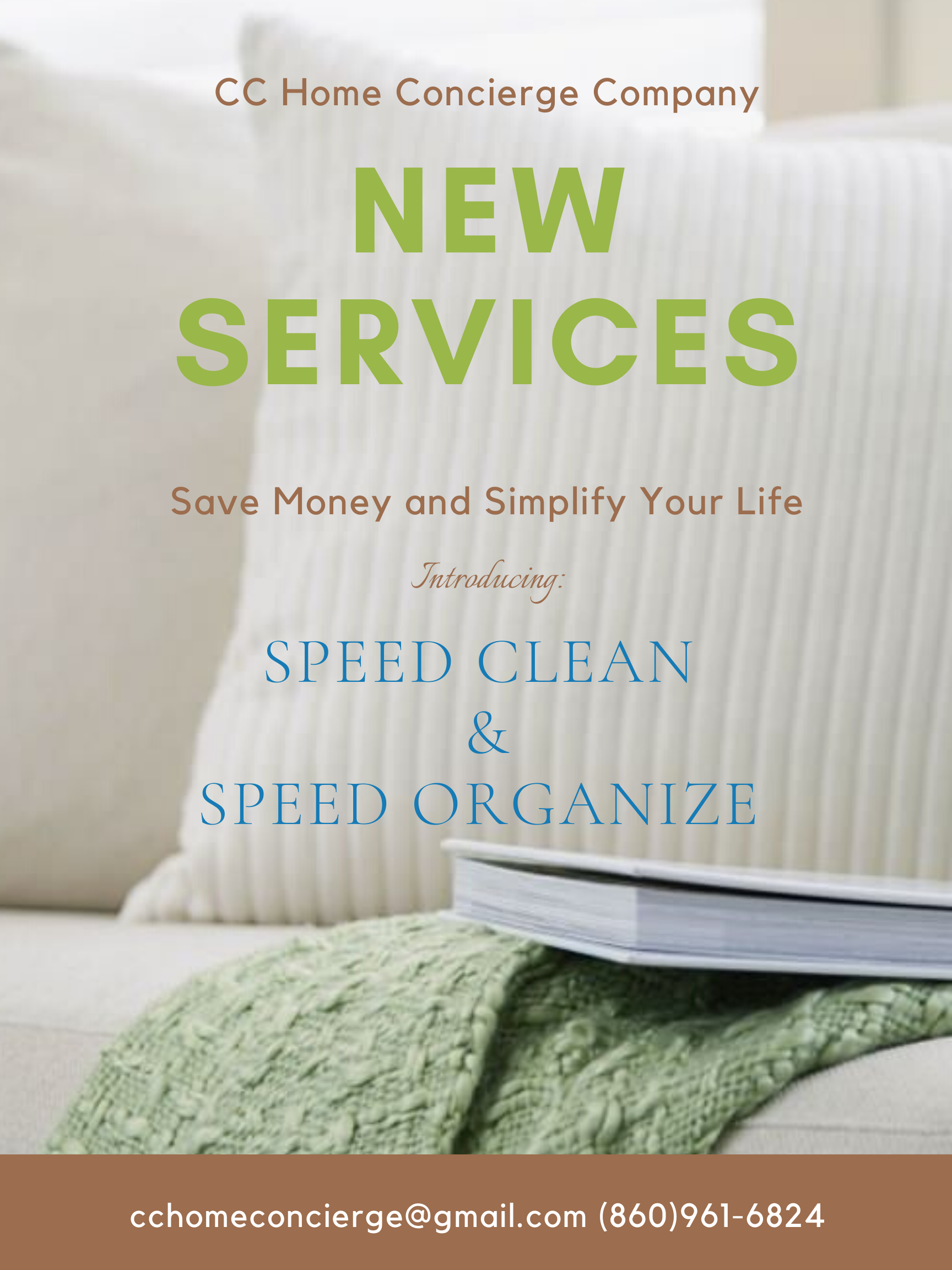Speed Clean and Speed Organize Flyer
